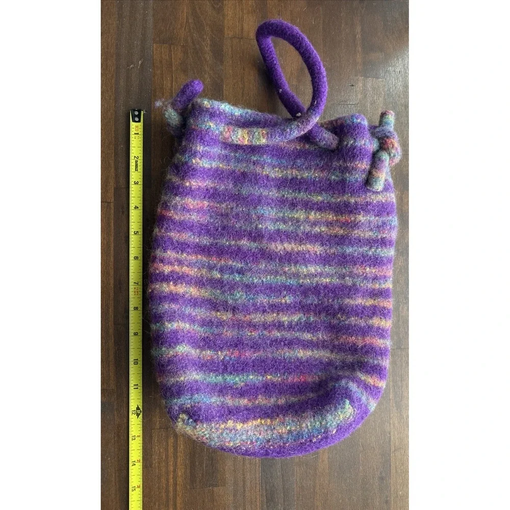 Hand Felted Purse Handbag Satchel